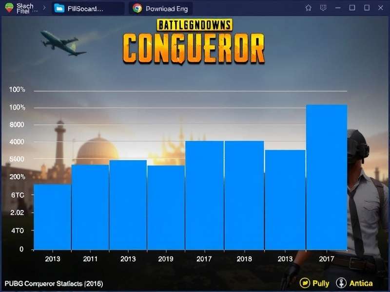 PUBG Conqueror Download Stats PUBG Conqueror Download Statistics in India
